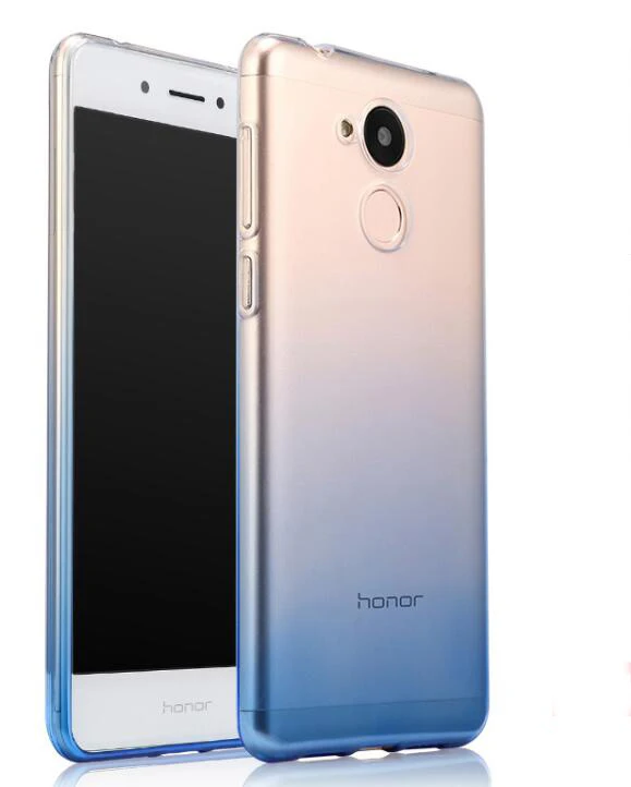 Для Huawei Honor 7A Pro Модный мягкий ТПУ чехол с градиентной цветной задней стенкой для 6A