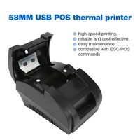 5890k 58mm usb thermal receipt printer and 5890t rs232 port thermal receipt printer pos printer for restaurant supermarket