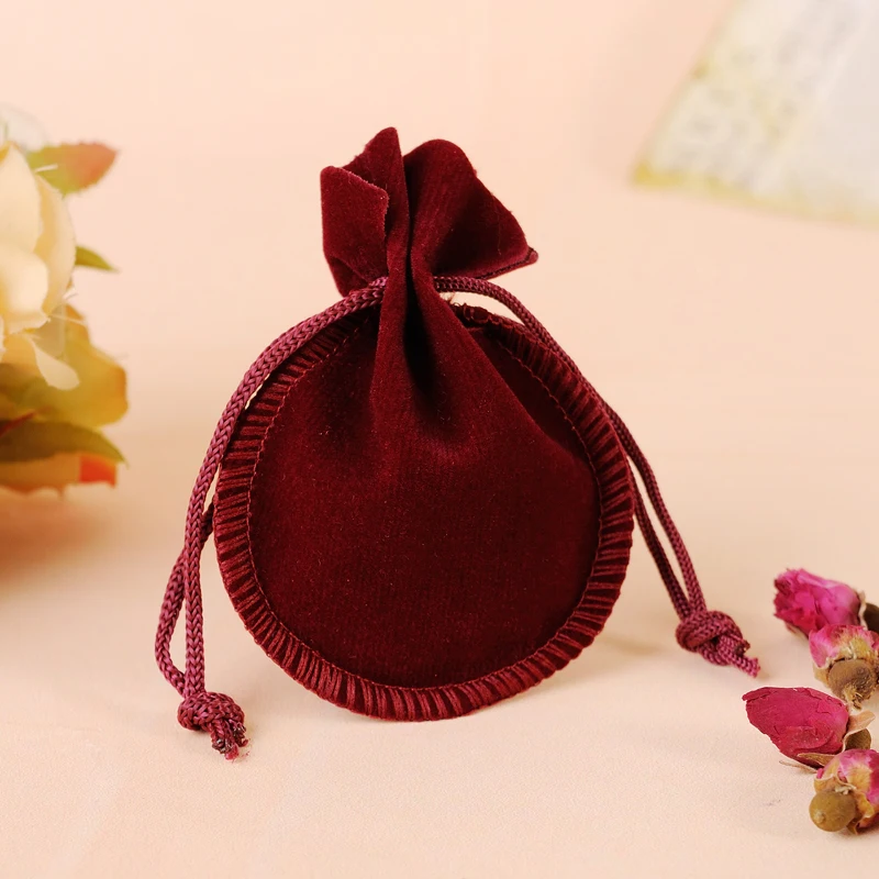 Маленькие Бархатные Мешочки в виде тыквы 5 цветов 50 шт./лот 7x9 см | Украшения и