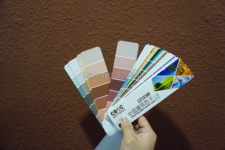 Китайская государственная стандартная цветная карточка здания 258 цветов четыре