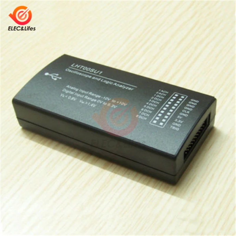 LIXF IEC SPI CAN Uart LHT00SU1 Виртуальный Осциллограф Логический анализатор генератор частоты цифровой аналоговый Осциллограф смешанных сигналов