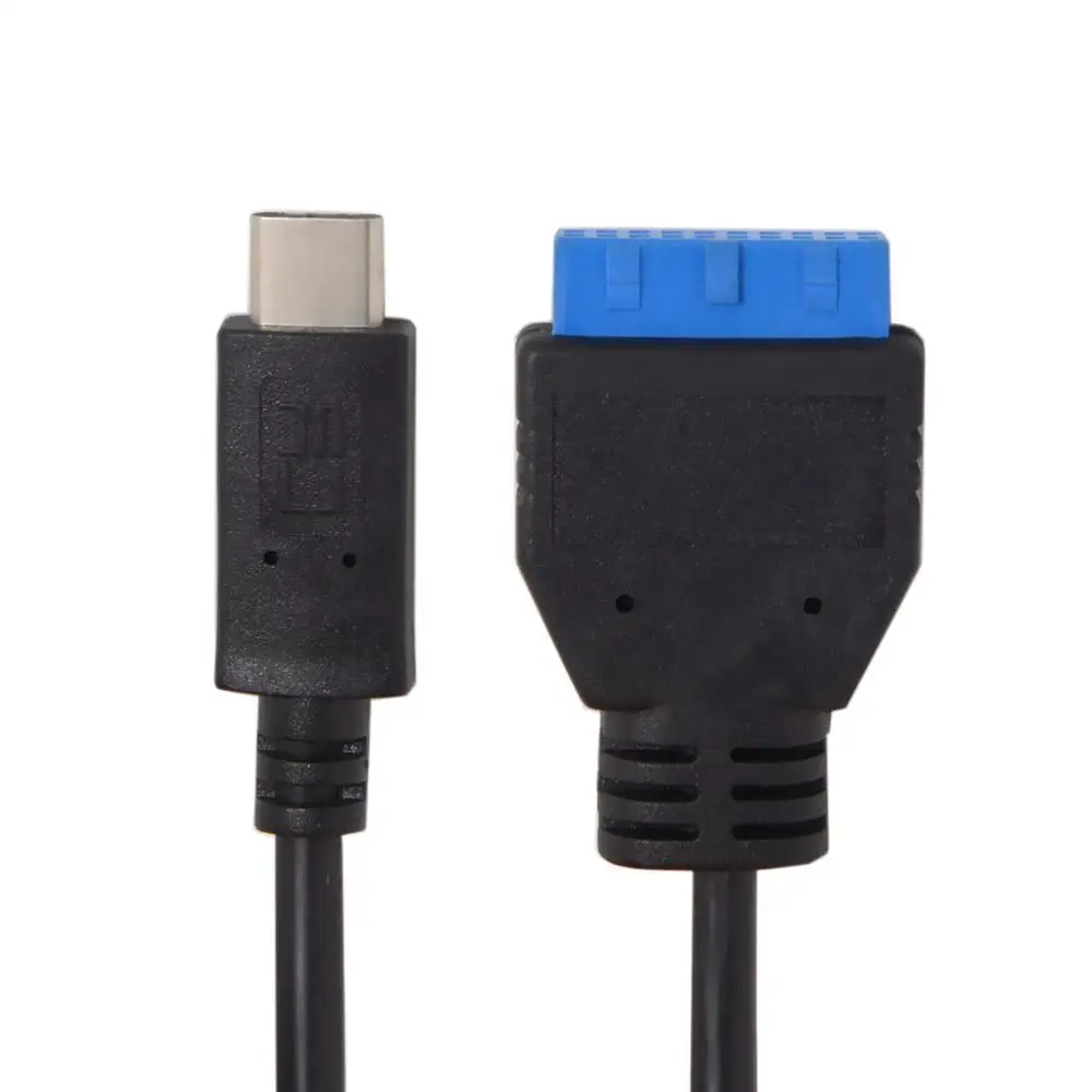 

Single Port USB 3.1 Type-C USB-C Male to USB 3.0 Motherboard 19Pin 20Pin Header Cable