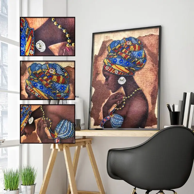 Женский комплект для рукоделия набор алмазной вышивки 5D специальной формы с