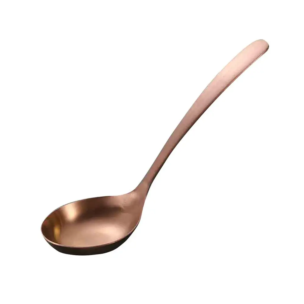304 Stainless Steel Spoons With Long Handle Korean Soup Dinner Rice/Salad Tableware Kitchen household items 4lp | Дом и сад