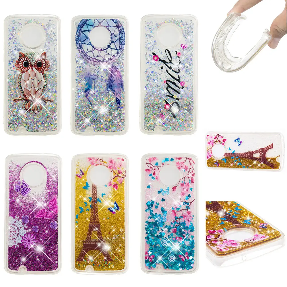 Quicksand Case For Motorola Moto Z3 Play Dynamic Liquid Glitter Stars Soft TPU Phone Cover Shell Bag MotoZ3 Z3Play |