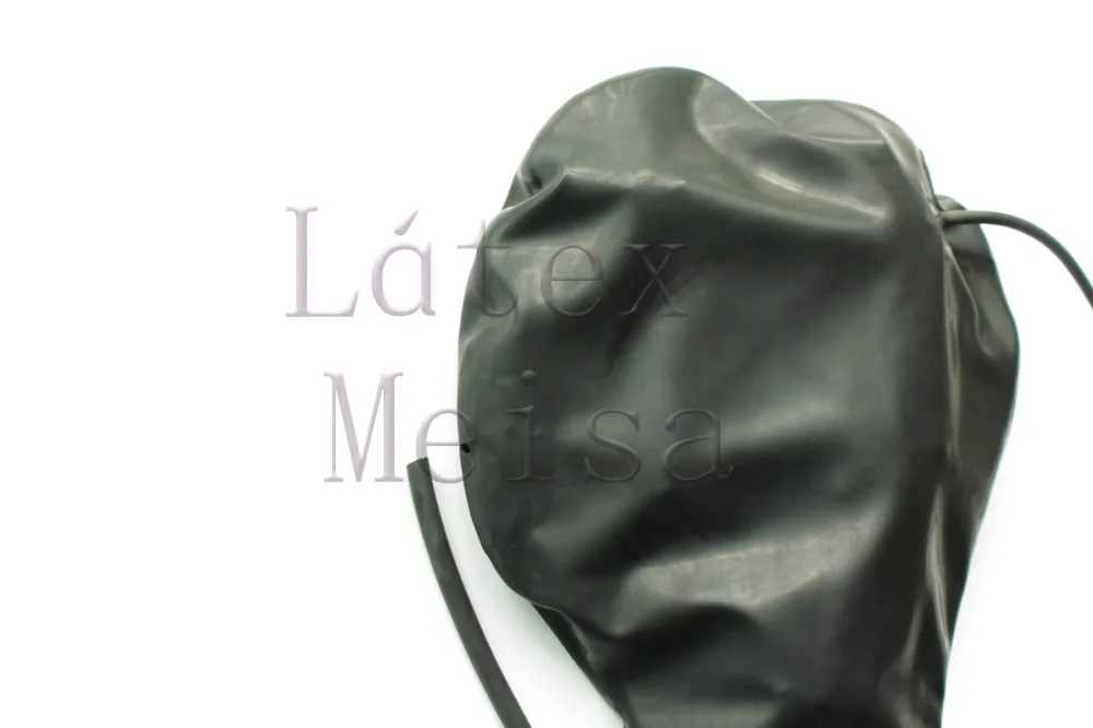 Женская дизайнерская черная зазорная латексная трубка с застежкой-молнией сзади