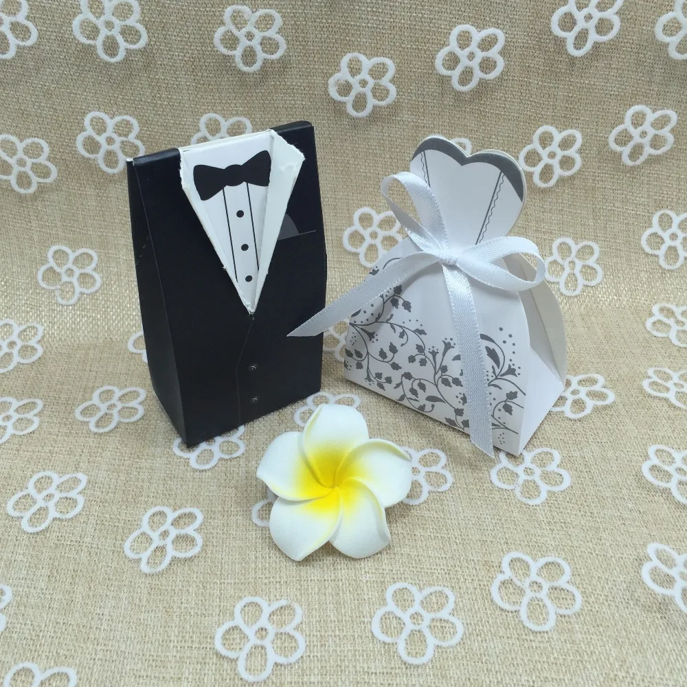 100 шт. Жених и невеста свадьба конфеты Коробки пользу подарочной коробке decoracao Fiesta