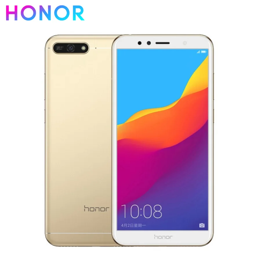 Новый мобильный телефон Honor 7A 4G LTE 5 7 дюймов 2 Гб ОЗУ 32 ПЗУ четыре ядра Snapdragon 430 3000