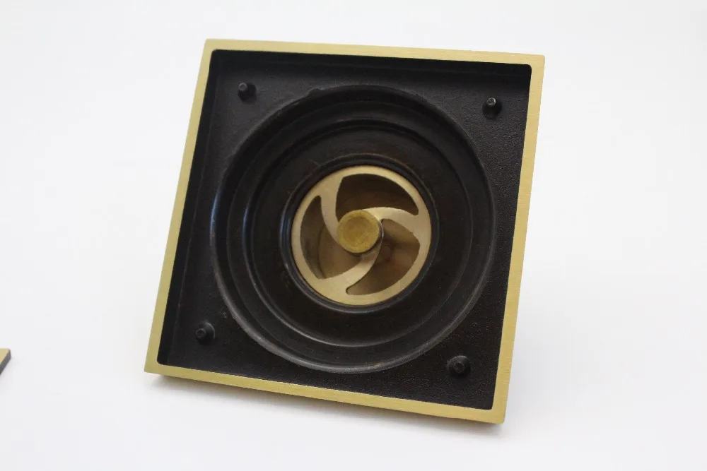 XOXO " 10*10 см евро квадратная Античная латунная художественная резная Цветочная ванная санитарный сток пола мусорная решетка новая сливная для раковины DL32-1
