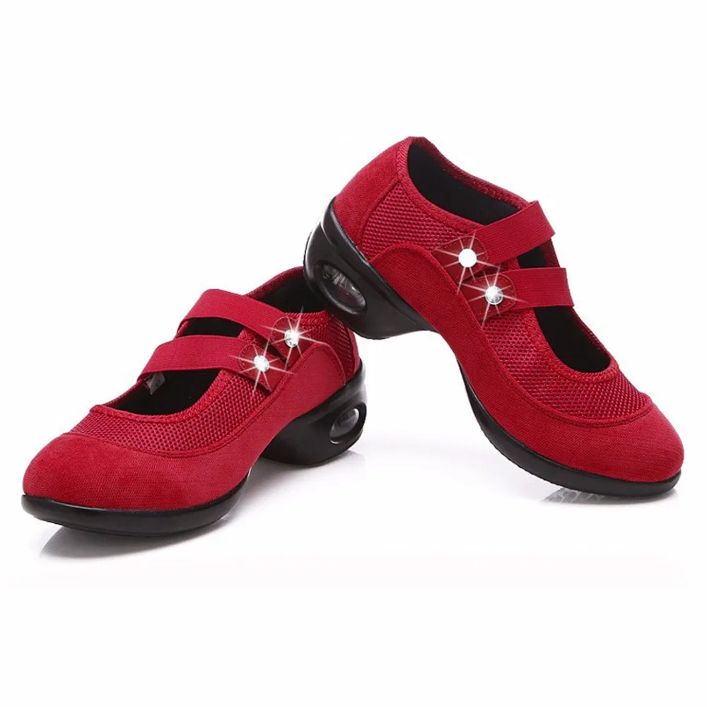 Женские туфли для джазовых танцев Размеры 35-41 дышащие современные танцевальные