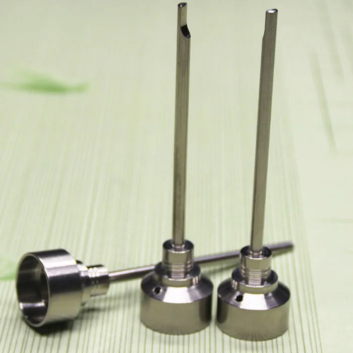

Hookahs Tool Set 10/14/18mm Thicken Gr2 Titanium Nail Carb Cap Dabber Slicone Jar Glass Hookahs Smoking Water Pipes