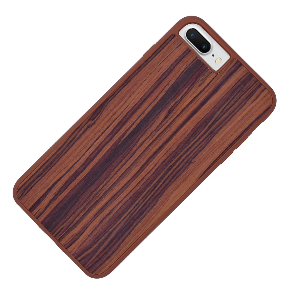 Роскошные деревянные случае изначально дерево ТПУ текстура древесины телефон