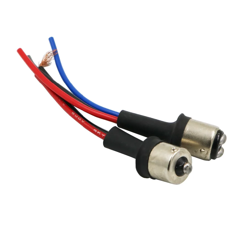 YSY 20 шт. 1156 BA15S 1157 BAY15D адаптер к купольному светильнику штепсельные вилки