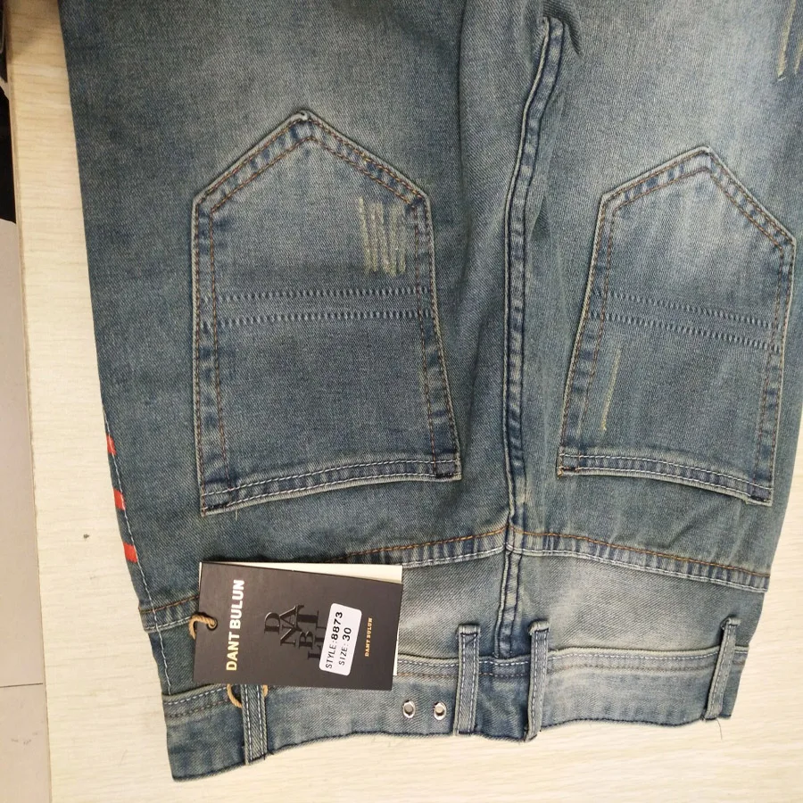 Men Jeans Hole Ripped Stretch Destroyed Homme Masculino Fashion Design Skinny Jean For Male Pants