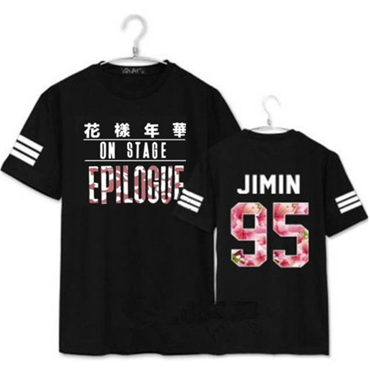Kpop jin suga EPILOGUE On Stage Album concert Мужская Женская Студенческая летняя футболка с