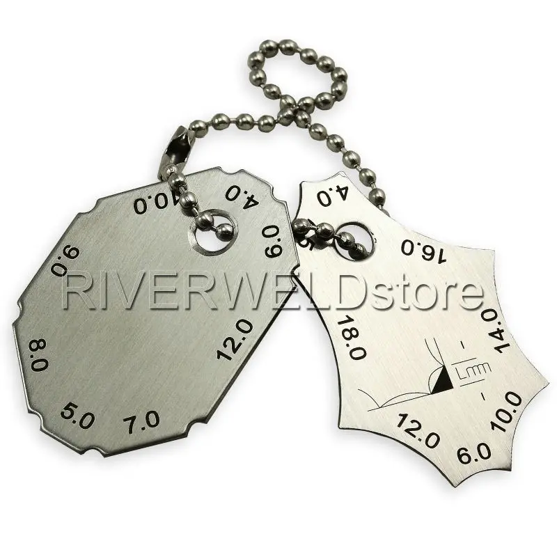 Stainless Steel Welding Gauge Two Piece Gage Ruler Inspection For Measurement Tool | Инструменты