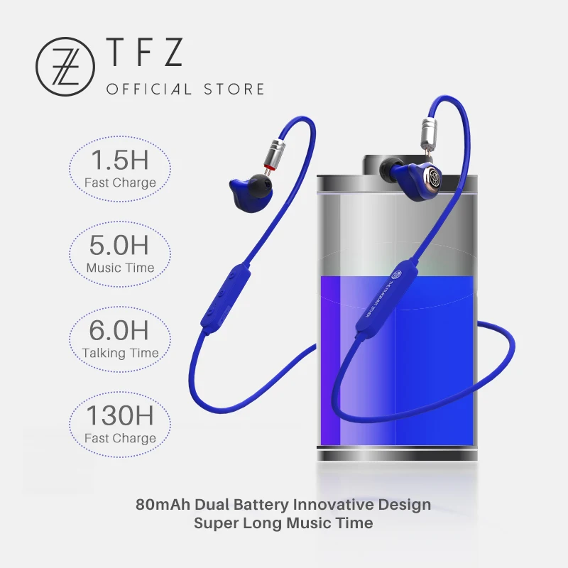 TFZ/ AirKing Hi-Fi Bluetooth In-ear проводные наушники для Мобильный телефон с микрофоном