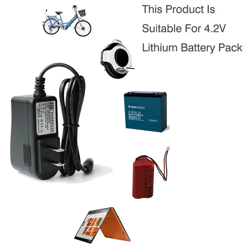 Зарядное устройство KingWei стандарта ЕС Великобритании США 18650 в 4 2 а|charger for|us charger4.2v