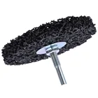 Поли-полоса для удаления краски на колесах, 100 мм4 дюйма, 1 шт., инструмент для удаления ржавчины, 6 мм, хвостовик, чистые угловые шлифовальные диски