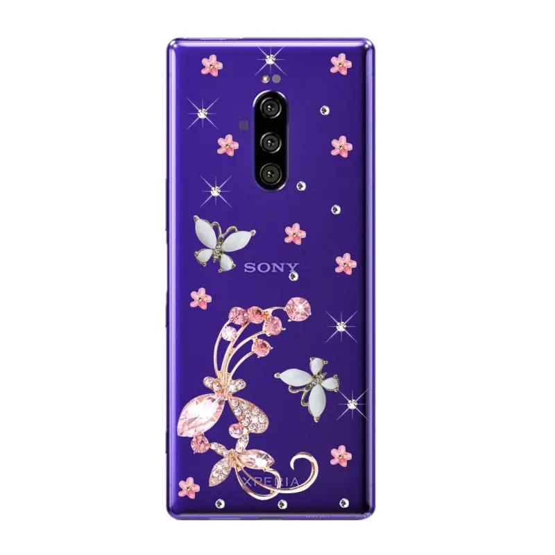 Чехол для телефона Sony Xperia 1 10 Plus прозрачный силиконовый чехол бампер с