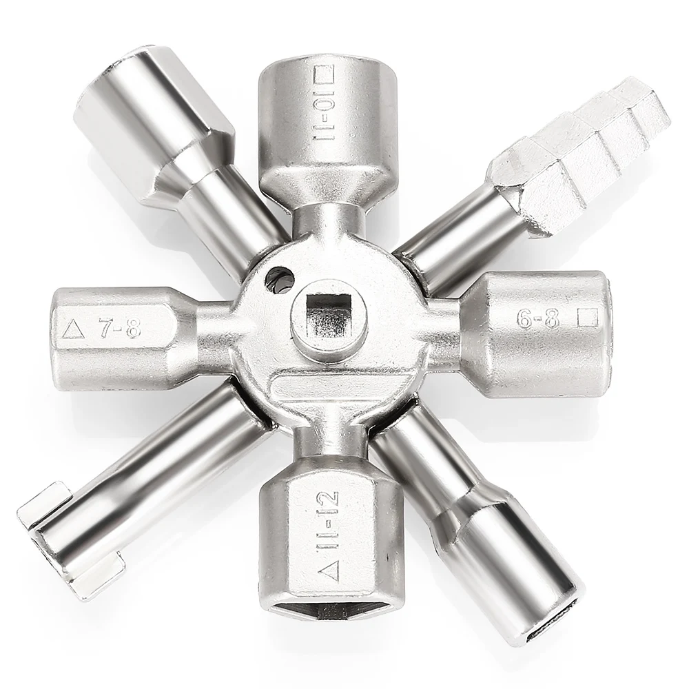 

10 In 1 multifunction electric Control cabinet triangle key elevator door valve hurried new arrival ratchet wrench set ratchets