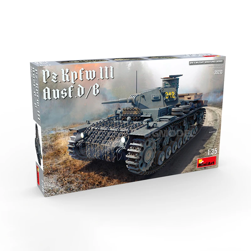 MINIART сборочный бак 35213 Немецкий III средний танк D/B Тип 1/35 модельный комплект