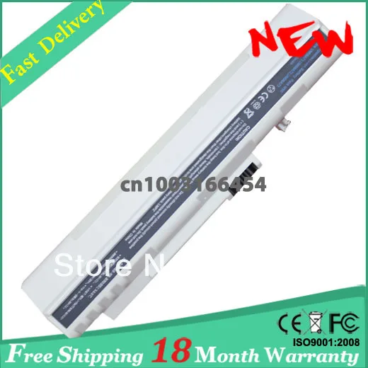 Аккумулятор для ноутбука Acer Aspire One A110 A150 ZG5 D150 D250 UM08A31 UM08A32 UM08A71 UM08A72 UM08A73 UM08B74 белый 9
