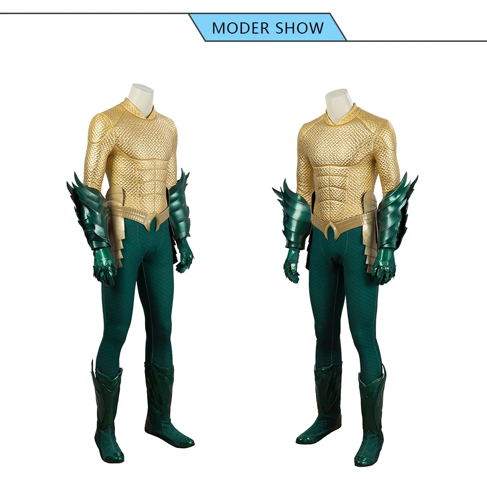 MANLUYUNXIAO Justice League Arthur Curry Aquaman маскарадные костюмы на Хэллоуин для мужчин комбинезон костюм аквамена