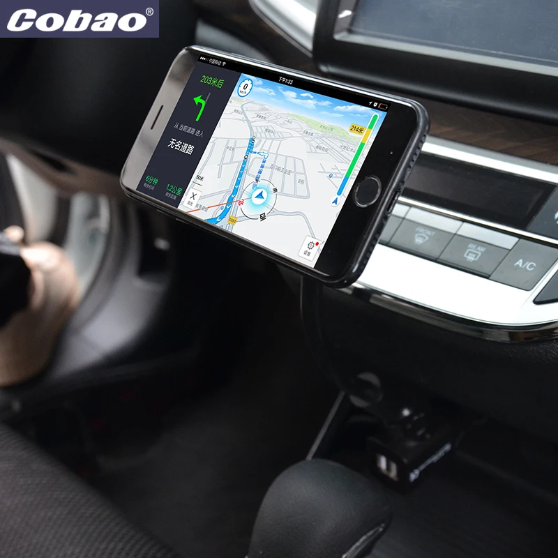 Cobao, магнитный держатель для смартфона, зарядное устройство, 5 В, 1 А, универсальный, 360 градусов, автомобильный держатель для мобильного телефона, зарядное устройство для samsung, Xiaomi, iPhone