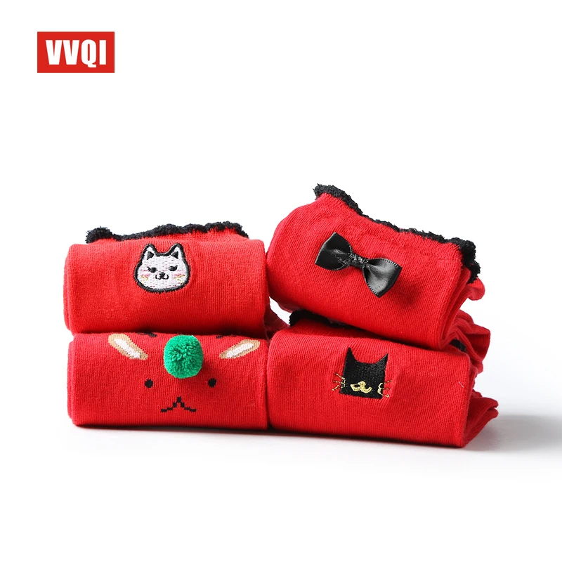 VVQI harajuku kawaii в Корейском стиле Носки для женщин принт с животными симпатичный