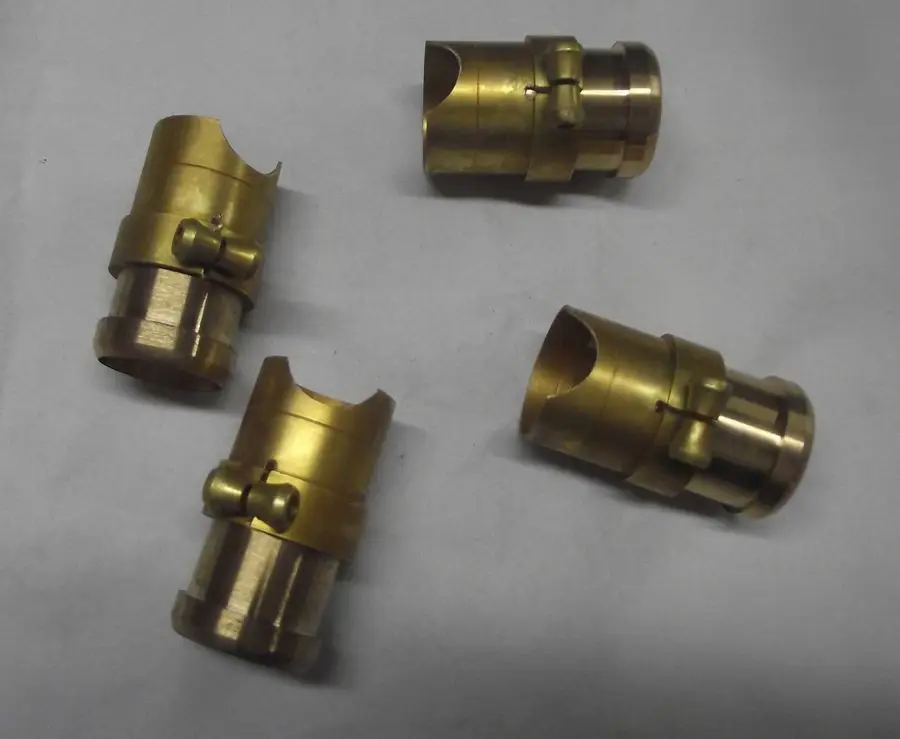 

2pc Alto sax repair parts Brass unpainted