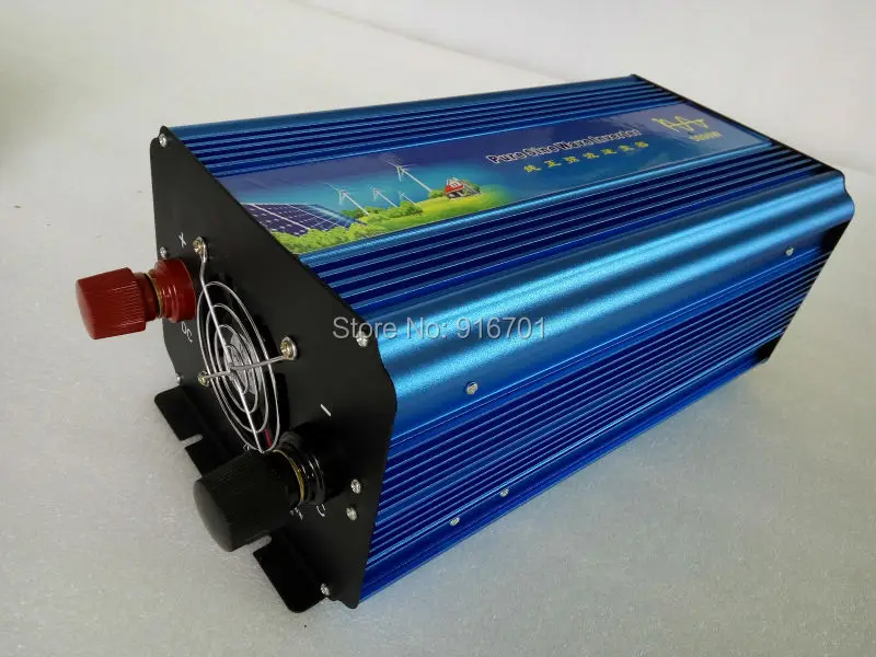 Инвертор мощности 5000 Вт чистая Синусоидальная волна постоянного тока 12 В в