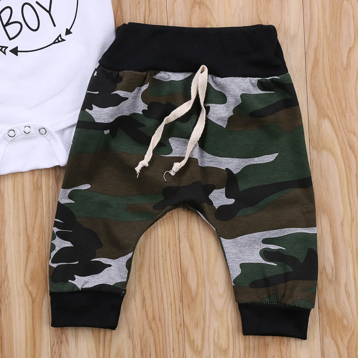 Mama's Boy Newborn Infant Baby Boys Romper Top Pants Hat 3Pcs Outfit Set Clothes 2017 New Arrival |