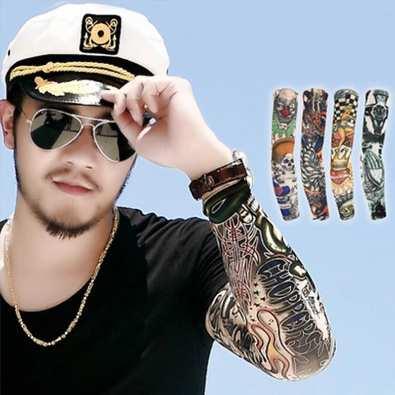 Случайный 6 шт временные поддельные скольжения на 3D татуировки рукава руки