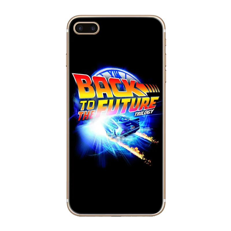H388 Назад в будущее мальчик Прозрачный Жесткий Тонкий чехол для Apple iPhone XR XS Max 4 4S 5 5S