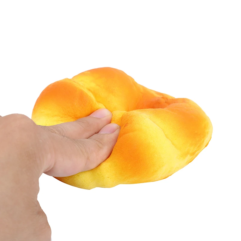 Jumbo Squishy Toasts Kawaii Милая Подушка хлеб торт супер мягкий медленно поднимающийся Шарм