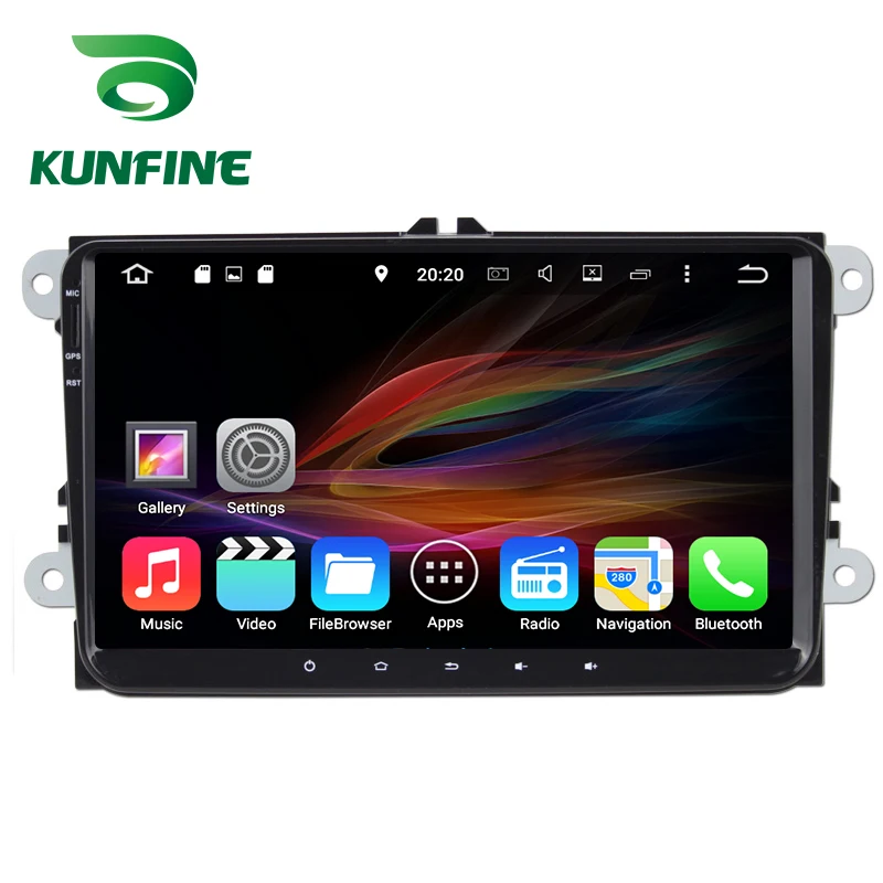 Автомобильный мультимедийный плеер Восьмиядерный 4 Гб ОЗУ 64 ПЗУ Android 9 0 DVD GPS