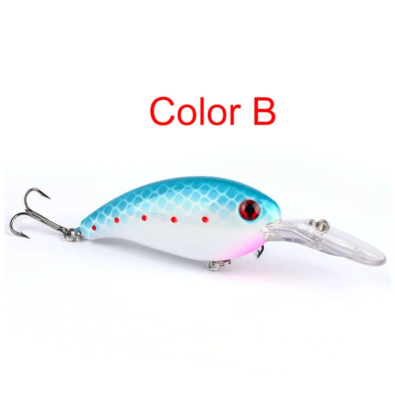 1 шт. приманка для ловли рыбы искусственная жесткая рукоятка окуня воблер окунь