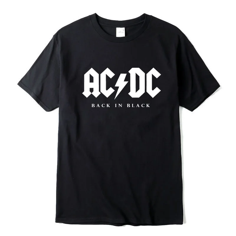 Мужская футболка, хлопок, новинка, короткий рукав, Acdc, с принтом, Мужская футболка, повседневная, с круглым вырезом, мужские топы, хип-хоп, панк, Мужская футболка