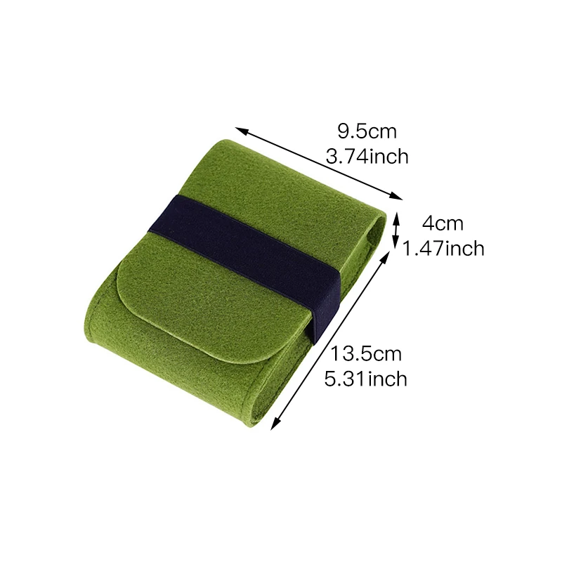 Дорожная шерстяная цифровая сумка для внешнего аккумулятора USB кабеля наушников