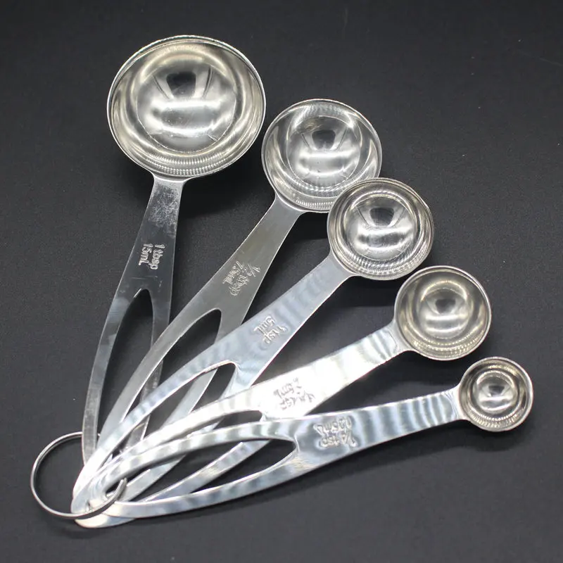 Мерная чашка Goldbaking из нержавеющей стали пять штук в наборе мерная ложка весы