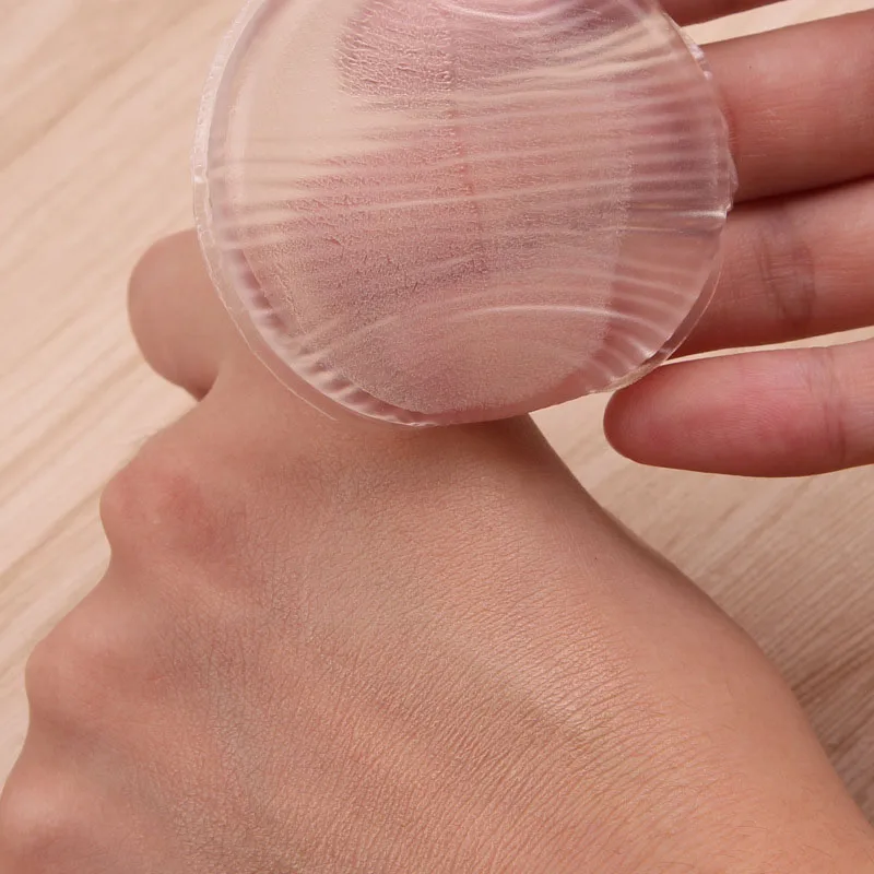 1 шт. круглый силиконовый косметический спонж для смешивания лица кремнезем