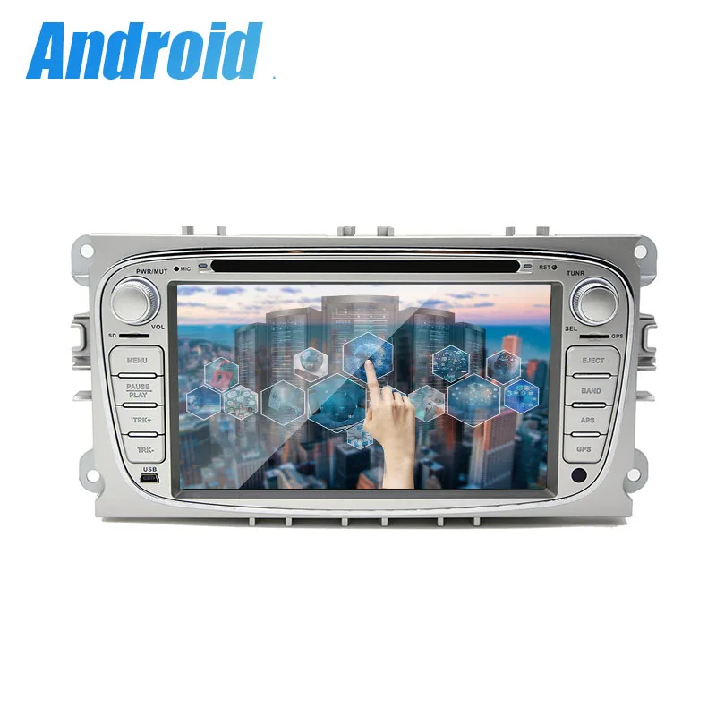 4 ядра 1 ГБ ОЗУ 2Din Android 9 0 автомобильный DVD плеер для ford/mondeo/s max/c max/galaxy/focus аудио Радио