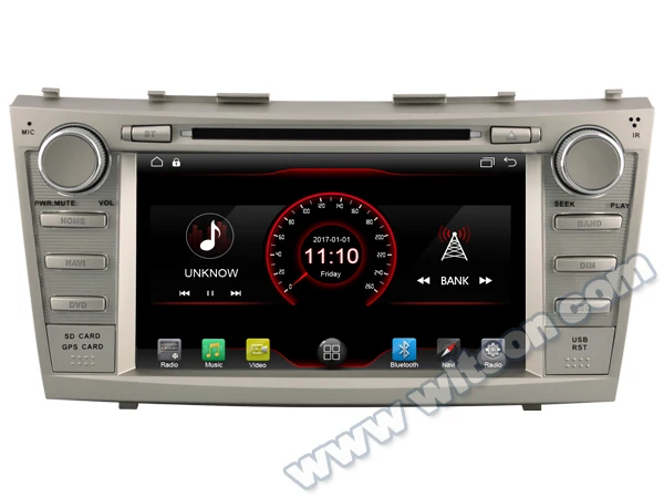 WITSON Android 11 автомобильный DVD-плеер для TOYOTA CAMRY 2007 2008 2009 2010 2011 автомобильная