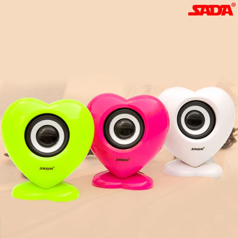 SADA V 188 1 пара 2 0 канальный мини динамики USB 3 5 мм AUX Проводные колонки для ноутбука