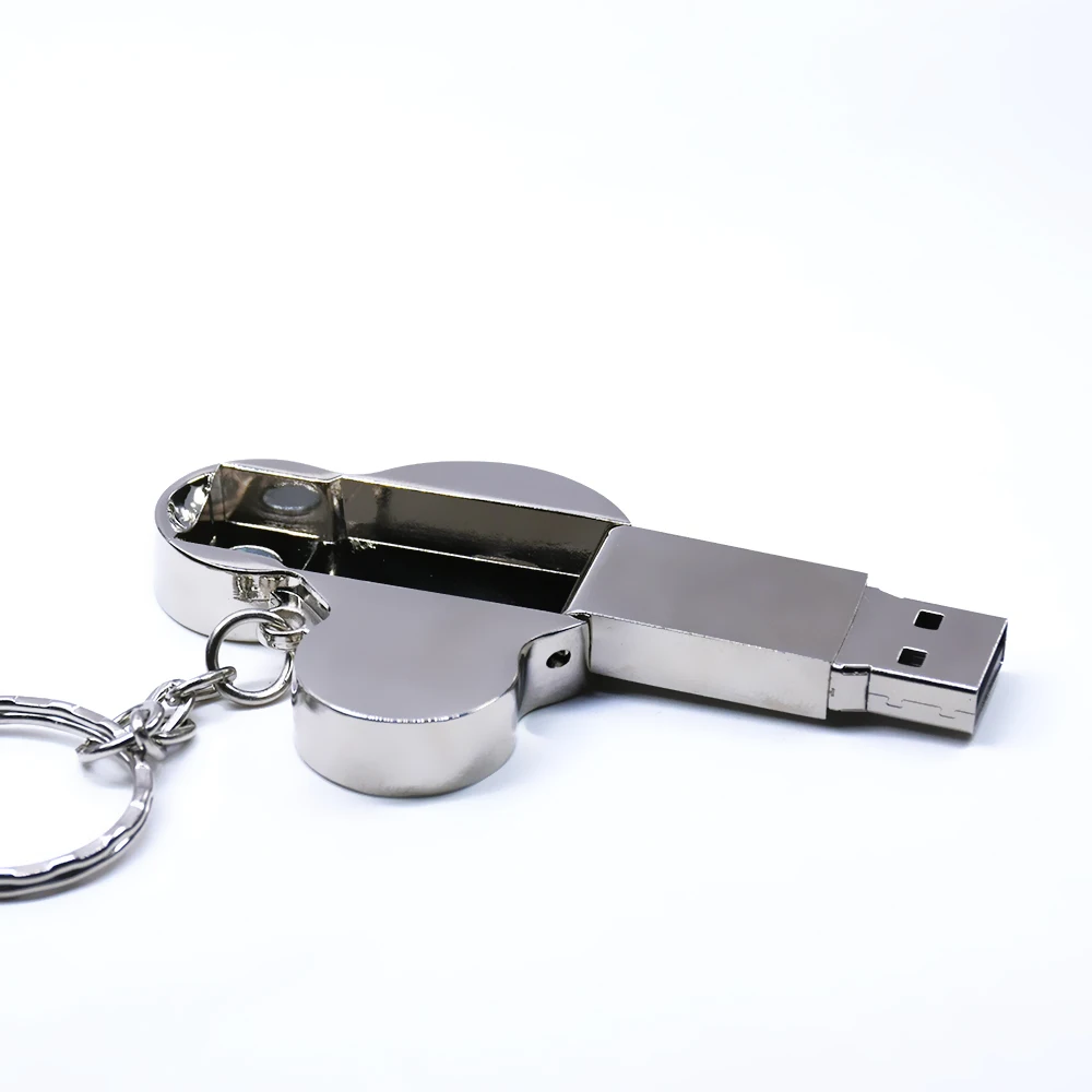 Ушах USB флэш-накопитель fashion16GB 8 Гб оперативной памяти, 32 Гб встроенной памяти 4 Гб 64 Гб серебристого металла флэш-накопитель флэш-карта памяти, Флеш накопитель usb флеш-диск горячая распродажа