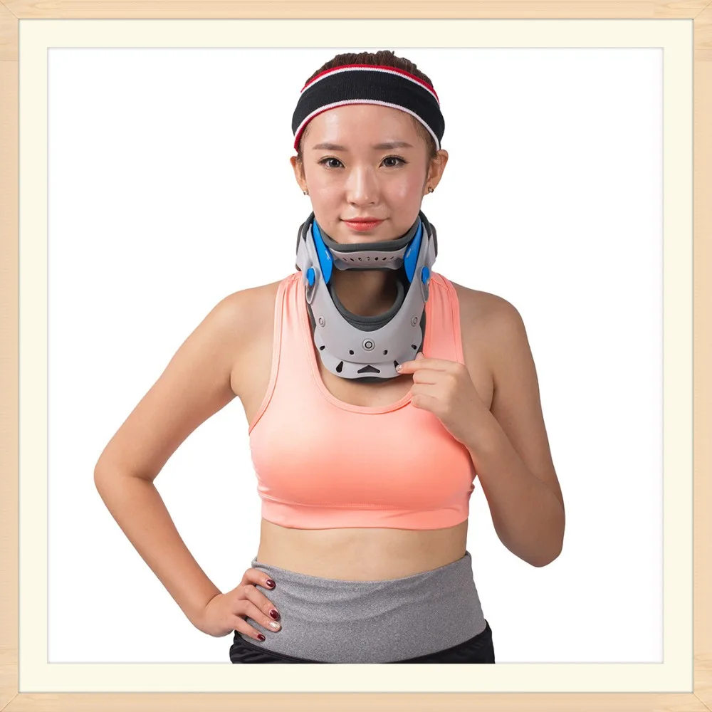 HKJD Cervical Collar Neck Support Brace Cervical Spine Neck Traction Device Release Pain From Illness HK-A001