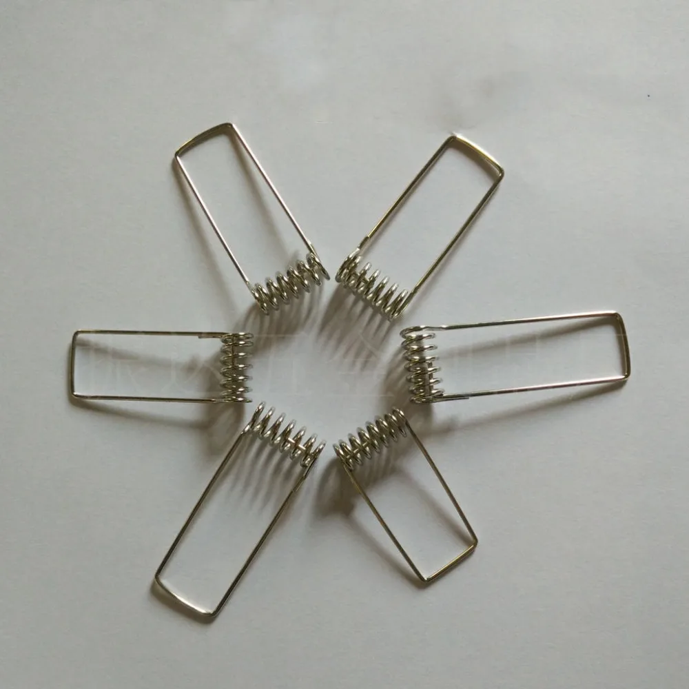 1000 pcs/lot 40mm*16mm*1.0mm Fixed Spring Clip For LED Ceiling Lamp Spotlights Downlight Free Shipping | Обустройство дома