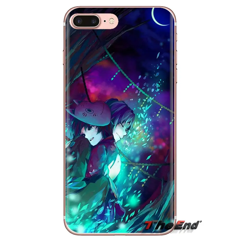 Мягкий чехол для LG Spirit Motorola Moto X4 E4 E5 G5 G5S G6 Z Z2 Z3 G2 G3 C Play Plus Mini Anime Hotarubi no Mori e Hotaru Art |