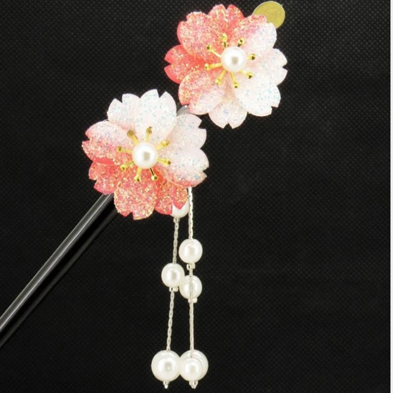 1 шт. Ретро Натуральная Мода Вишня заколка для волос головной убор ручной работы